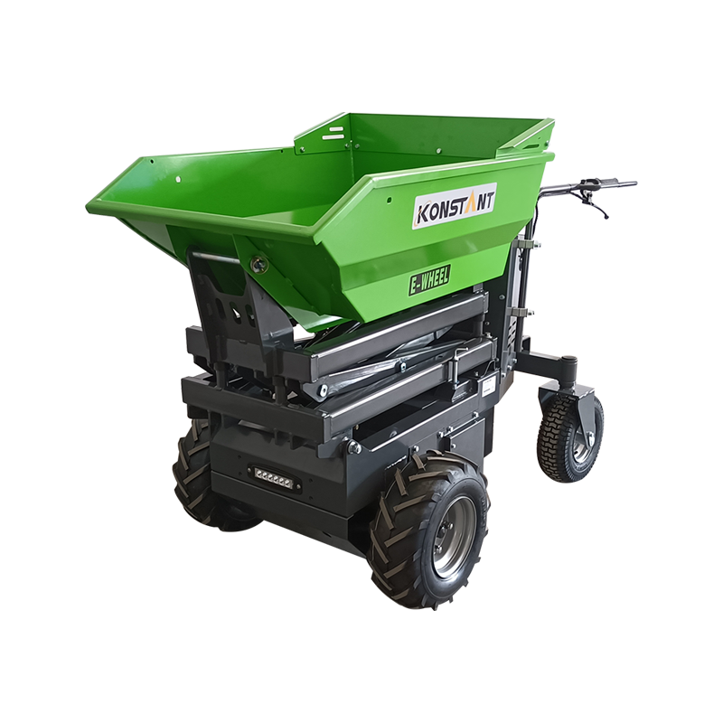 Power Barrow Mini Dumper 100% Sähkökäyttöinen sähkömagneettinen jarrujärjestelmä hydraulinen kaatuminen ja nosto 
