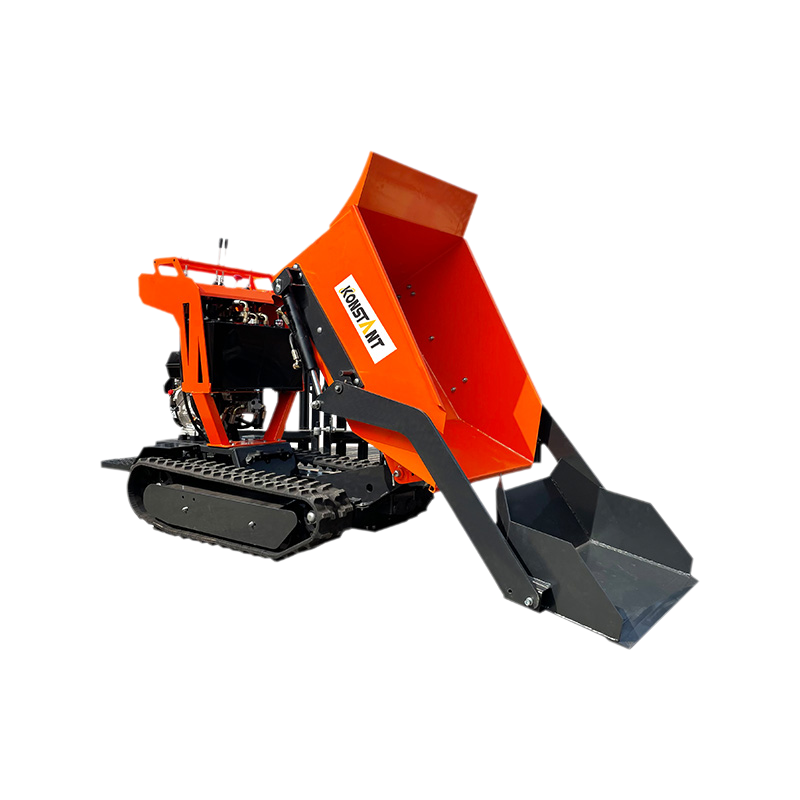 Itsenkuormitus täysin hydrostaattinen 270 cc: n bensiini- ja dieselkäyttöinen rata Barrow -indeksoija mini -dumper