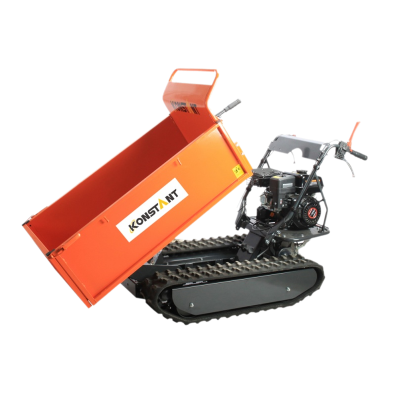 500 kg: n bensiiniteho seurasi Barrow Construction Garden -indeksoija mini -dumper