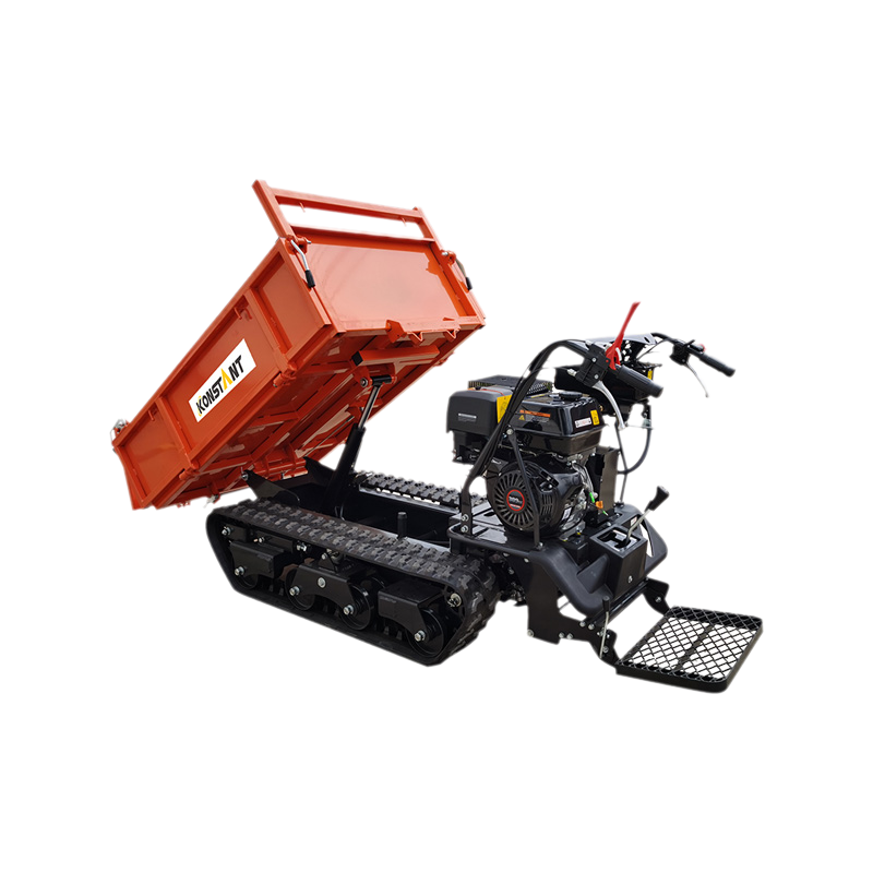 800 kg ilmainen ohitus kauhan kaatumisen hydrauliikan bensiinirata mini -dumper