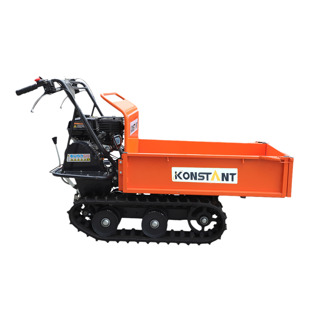 196cc 300 kg bensiiniteho manuaalinen kärki tehon barrow -kuljettaja seurasi mini -dumperia